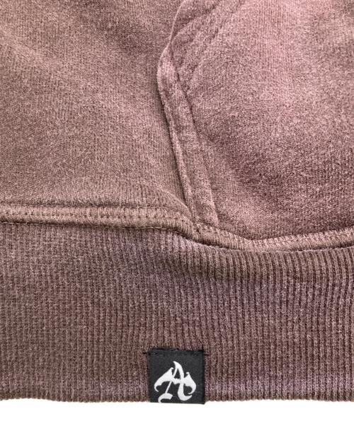 ANTIMID（アンチミッド）ANTIMID (アンチミッド) PIGMENT  HOODIE ブラウン サイズ:Sの古着・服飾アイテム