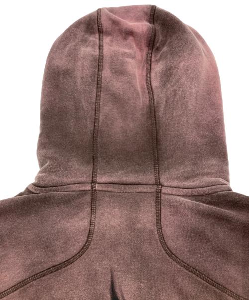ANTIMID（アンチミッド）ANTIMID (アンチミッド) PIGMENT  HOODIE ブラウン サイズ:Sの古着・服飾アイテム