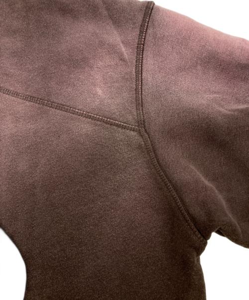 ANTIMID（アンチミッド）ANTIMID (アンチミッド) PIGMENT  HOODIE ブラウン サイズ:Sの古着・服飾アイテム
