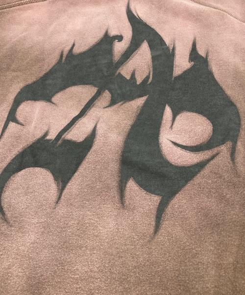 ANTIMID（アンチミッド）ANTIMID (アンチミッド) PIGMENT  HOODIE ブラウン サイズ:Sの古着・服飾アイテム