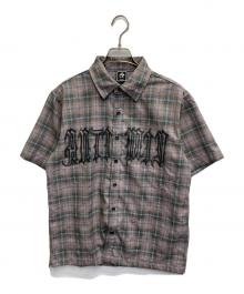 ANTIMID（アンチミッド）の古着「LOGO SHIRT」｜ブラウン