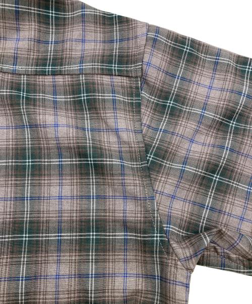 ANTIMID（アンチミッド）ANTIMID (アンチミッド) LOGO SHIRT ブラウン サイズ:Sの古着・服飾アイテム