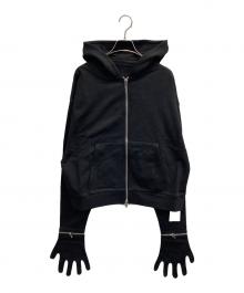 65537（ロクゴーゴーサンナナ）の古着「Glove Zip Hoodie」｜ブラック