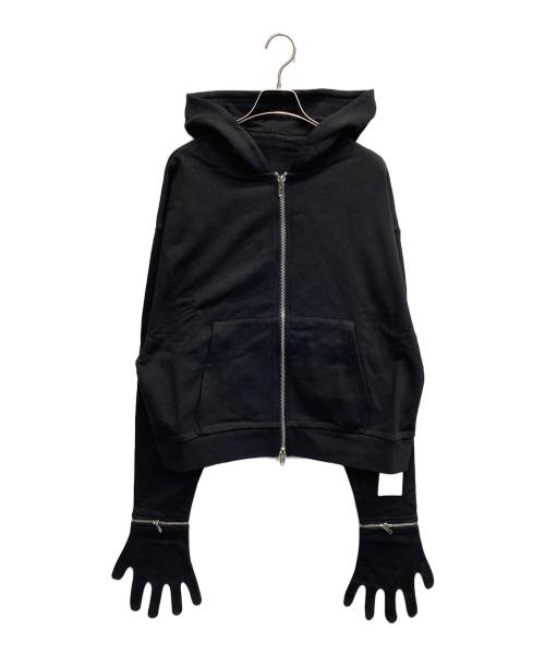 65537（ロクゴーゴーサンナナ）65537 (ロクゴーゴーサンナナ) Glove Zip Hoodie ブラック サイズ:FREEの古着・服飾アイテム