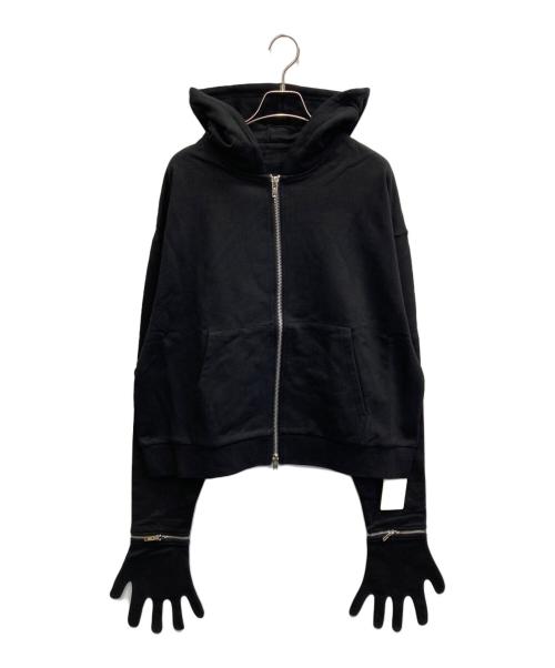 65537（ロクゴーゴーサンナナ）65537 (ロクゴーゴーサンナナ) Glove Zip Hoodie ブラック サイズ:FREEの古着・服飾アイテム