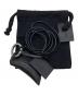 中古・古着 KIKIITO (キキイトウ) OMAMORI - Black Leather ブラック：7000円