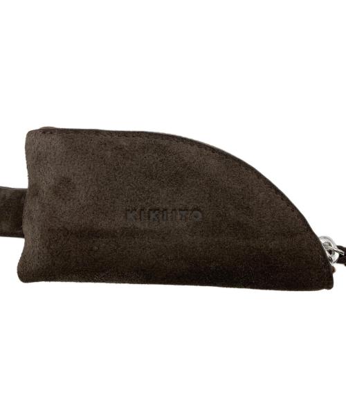 KIKIITO（キキイトウ）KIKIITO (キキイトウ) SUEDE KEY CASE ブラウンの古着・服飾アイテム