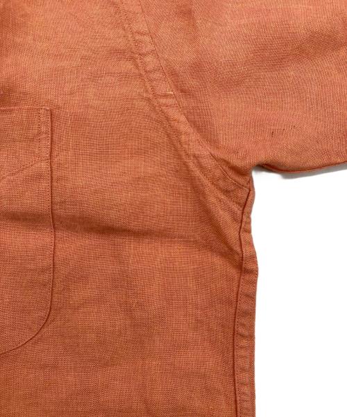 BROOKS BROTHERS（ブルックスブラザーズ）BROOKS BROTHERS (ブルックスブラザーズ) リネンボタンダウンシャツ オレンジ サイズ:Mの古着・服飾アイテム