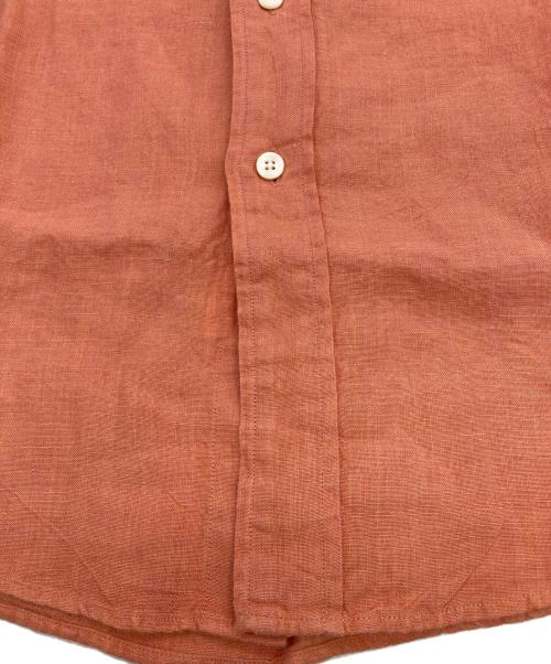 BROOKS BROTHERS（ブルックスブラザーズ）BROOKS BROTHERS (ブルックスブラザーズ) リネンボタンダウンシャツ オレンジ サイズ:Mの古着・服飾アイテム