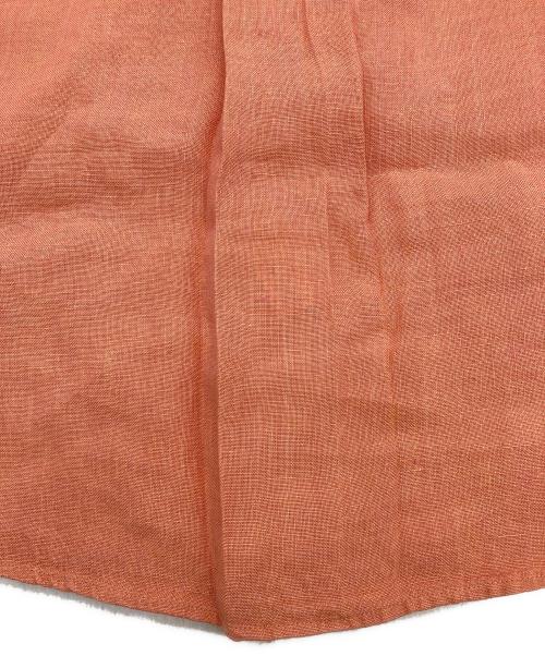 BROOKS BROTHERS（ブルックスブラザーズ）BROOKS BROTHERS (ブルックスブラザーズ) リネンボタンダウンシャツ オレンジ サイズ:Mの古着・服飾アイテム