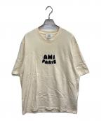 amiアミ）の古着「オーガニックコットンジャージー Tシャツ」｜ベージュ