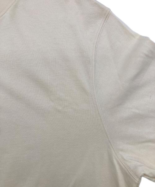 ami（アミ）ami (アミ) オーガニックコットンジャージー Tシャツ ベージュ サイズ:Lの古着・服飾アイテム