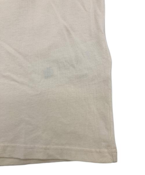 ami（アミ）ami (アミ) オーガニックコットンジャージー Tシャツ ベージュ サイズ:Lの古着・服飾アイテム