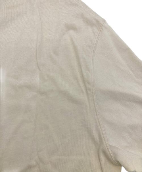 ami（アミ）ami (アミ) オーガニックコットンジャージー Tシャツ ベージュ サイズ:Lの古着・服飾アイテム