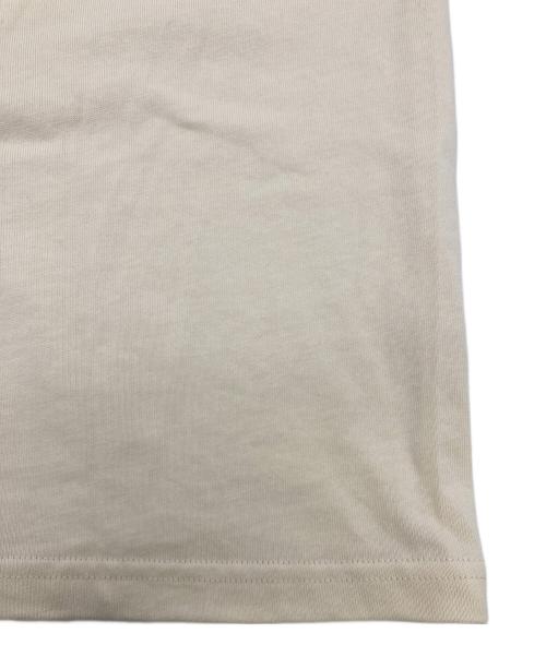 ami（アミ）ami (アミ) オーガニックコットンジャージー Tシャツ ベージュ サイズ:Lの古着・服飾アイテム