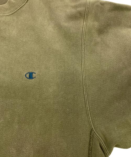 Champion REVERSE WEAVE（チャンピオン リバース ウィーブ）Champion REVERSE WEAVE (チャンピオン リバース ウィーブ) Reverse Weave Sweatshirt オリーブ サイズ:XLの古着・服飾アイテム