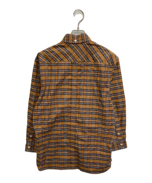 FRED PERRY（フレッドペリー）FRED PERRY (フレッドペリー) ボタンダウンチェックシャツ ブラウン サイズ:Sの古着・服飾アイテム
