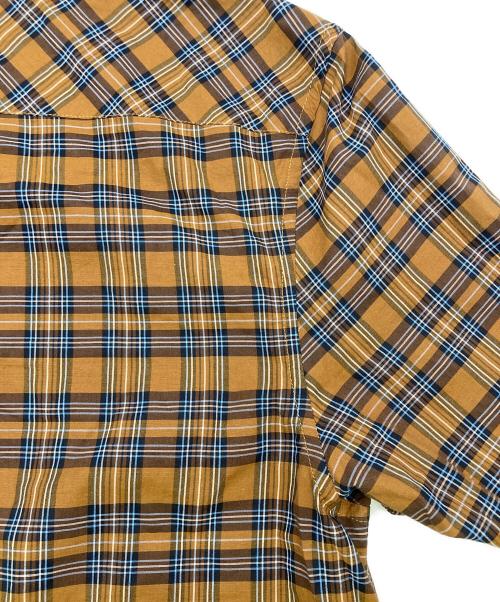 FRED PERRY（フレッドペリー）FRED PERRY (フレッドペリー) ボタンダウンチェックシャツ ブラウン サイズ:Sの古着・服飾アイテム