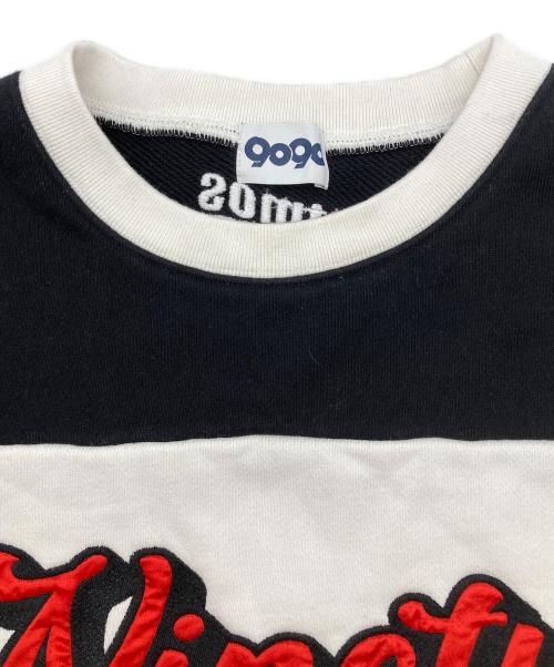 9090（9090）9090 (9090) atmos (アトモス) Switching Sweat レッド×ブラック サイズ:XLの古着・服飾アイテム