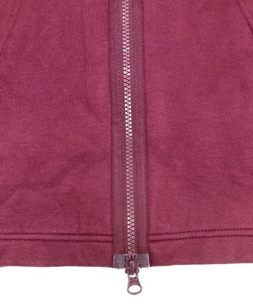 adidas（アディダス）adidas (アディダス) ジップパーカー ボルドー サイズ:Lの古着・服飾アイテム