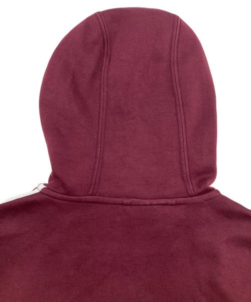adidas（アディダス）adidas (アディダス) ジップパーカー ボルドー サイズ:Lの古着・服飾アイテム