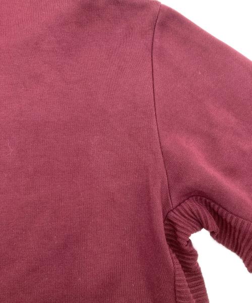 adidas（アディダス）adidas (アディダス) ジップパーカー ボルドー サイズ:Lの古着・服飾アイテム