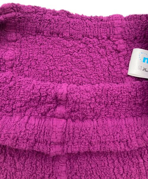 ISSEY MIYAKE me（イッセイ ミヤケ ミー）ISSEY MIYAKE me (イッセイ ミヤケ ミー) シワ加工ミディスカート パープル サイズ:FREEの古着・服飾アイテム