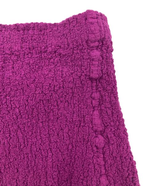 ISSEY MIYAKE me（イッセイ ミヤケ ミー）ISSEY MIYAKE me (イッセイ ミヤケ ミー) シワ加工ミディスカート パープル サイズ:FREEの古着・服飾アイテム