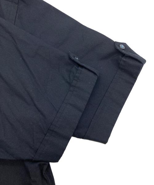 BURBERRY BLACK LABEL（バーバリーブラックレーベル）BURBERRY BLACK LABEL (バーバリーブラックレーベル) ロゴ半袖シャツ ブラック サイズ:Sの古着・服飾アイテム