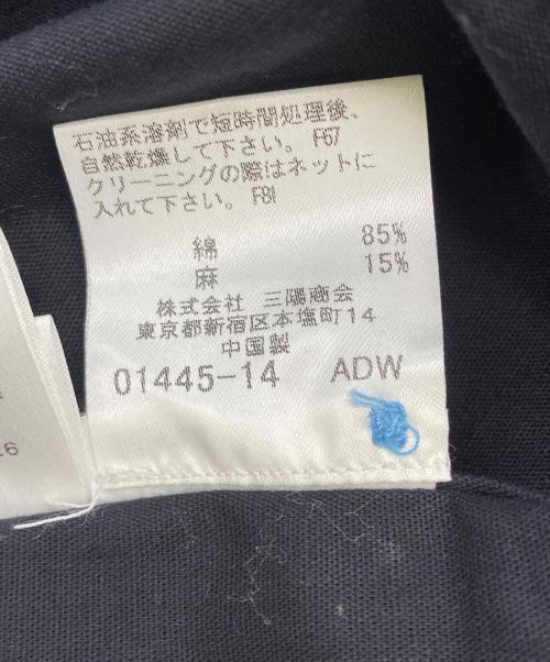 BURBERRY BLACK LABEL（バーバリーブラックレーベル）BURBERRY BLACK LABEL (バーバリーブラックレーベル) ロゴ半袖シャツ ブラック サイズ:Sの古着・服飾アイテム