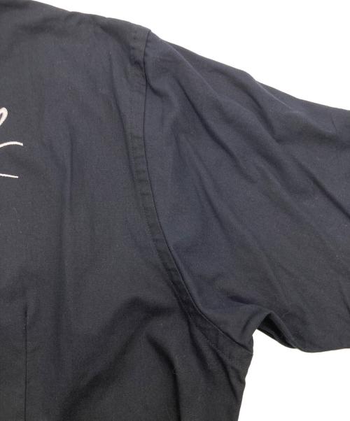 BURBERRY BLACK LABEL（バーバリーブラックレーベル）BURBERRY BLACK LABEL (バーバリーブラックレーベル) ロゴ半袖シャツ ブラック サイズ:Sの古着・服飾アイテム