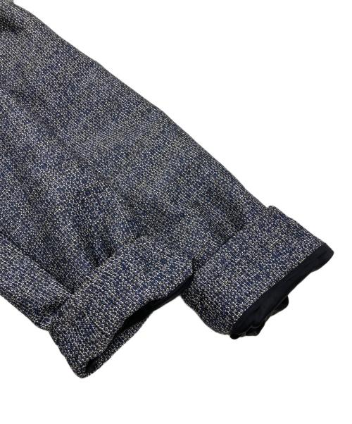 theory luxe（セオリーリュクス）theory luxe (セオリーリュクス) ノーカラーツイードジャケット ネイビー サイズ:Mの古着・服飾アイテム