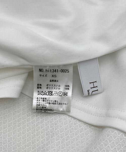 huit（ユイット）huit (ユイット) バックパール ロング ワンピース ホワイト サイズ:xsの古着・服飾アイテム