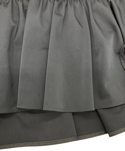 BALLSEY（ボールジィ）BALLSEY (ボールジィ) ジャージコンビ ペプラムプルオーバー グレー サイズ:36の古着・服飾アイテム