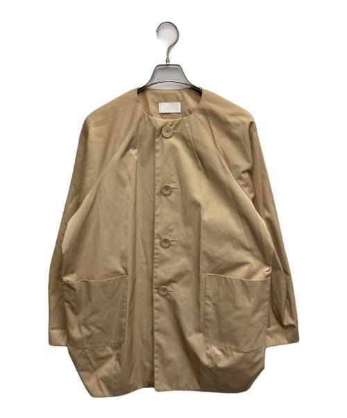 rosy monster（ロージーモンスター）rosy monster (ロージーモンスター) ノーカラーラグランコート ベージュ サイズ:FREEの古着・服飾アイテム