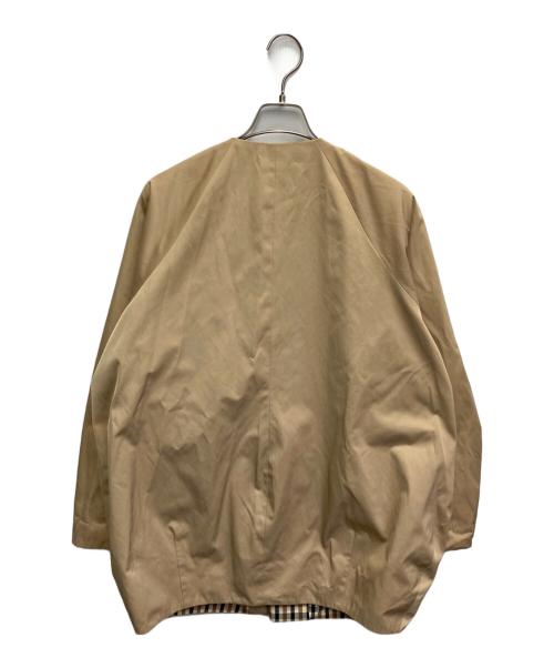 rosy monster（ロージーモンスター）rosy monster (ロージーモンスター) ノーカラーラグランコート ベージュ サイズ:FREEの古着・服飾アイテム
