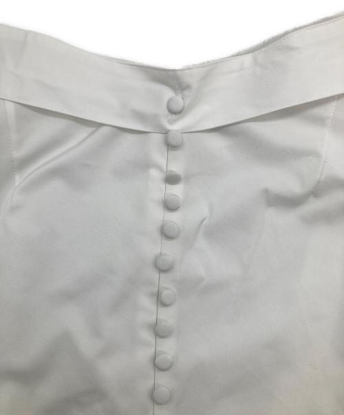 L.elu（エル）L.ELU (エル) ボウタイブラウス ホワイト サイズ:FREEの古着・服飾アイテム