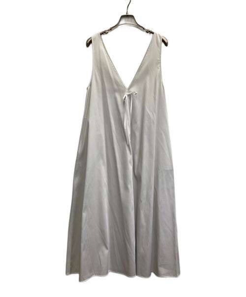 YORI（ヨリ）yori (ヨリ) ノースリーブワンピース ホワイト サイズ:36の古着・服飾アイテム