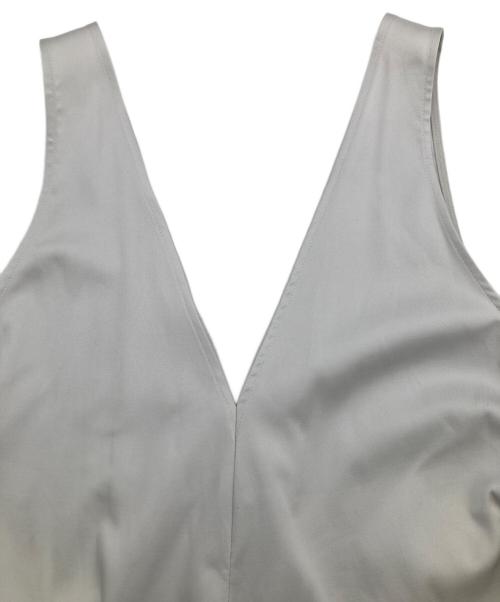 YORI（ヨリ）yori (ヨリ) ノースリーブワンピース ホワイト サイズ:36の古着・服飾アイテム