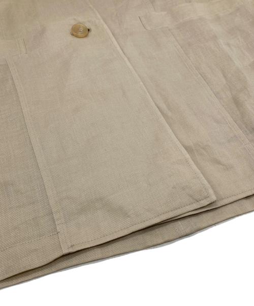 MACKINTOSH LONDON（マッキントッシュ ロンドン）MACKINTOSH LONDON (マッキントッシュ ロンドン) シアーラミージャケット ベージュ サイズ:38の古着・服飾アイテム