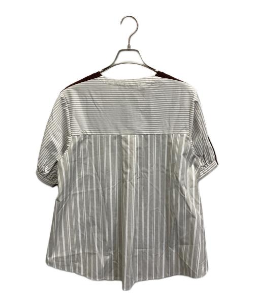 Aquascutum（アクアスキュータム）Aquascutum (アクアスキュータム) シャツコンビニット ブラウン サイズ:8の古着・服飾アイテム