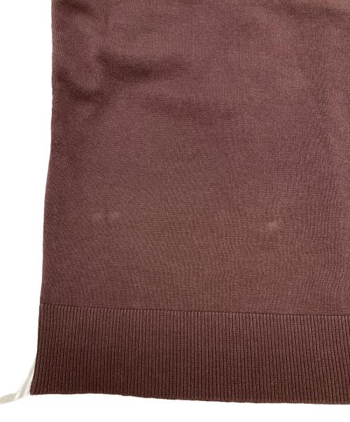 Aquascutum（アクアスキュータム）Aquascutum (アクアスキュータム) シャツコンビニット ブラウン サイズ:8の古着・服飾アイテム