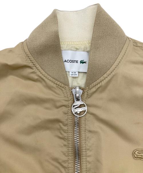 LACOSTE（ラコステ）LACOSTE (ラコステ) リバーシブルボンバージャケット ベージュ サイズ:48の古着・服飾アイテム