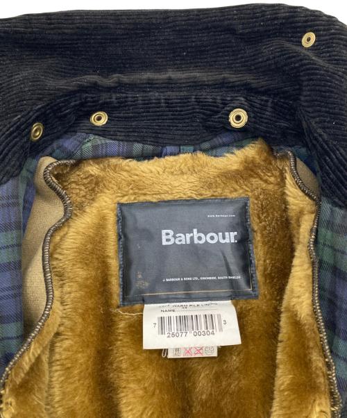Barbour（バブアー）Barbour (バブアー) ライナー付きBEDALEジャケット ブラック×ブラウン サイズ:34の古着・服飾アイテム