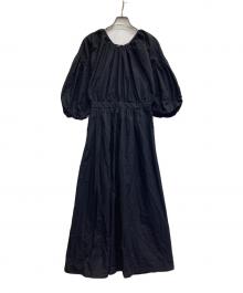 CLANE（クラネ）の古着「BACK SCHOEN GATHER ONEPIECE」｜ブラック