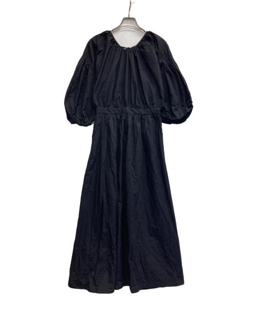 CLANE（クラネ）CLANE (クラネ) BACK SCHOEN GATHER ONEPIECE ブラック サイズ:SIZE2の古着・服飾アイテム