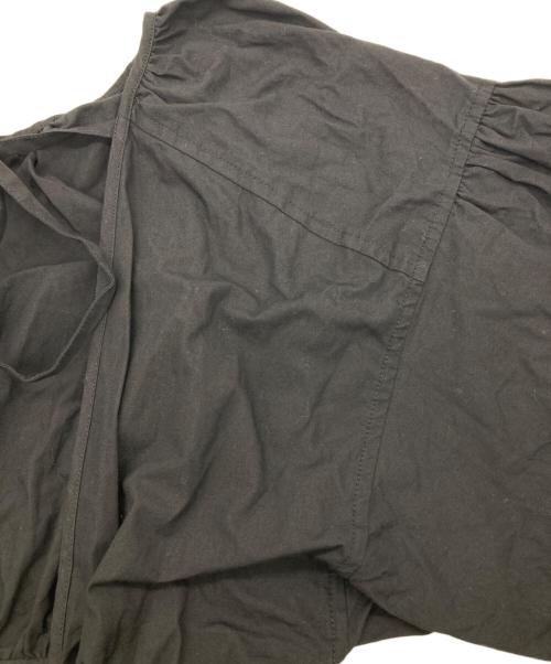 CLANE（クラネ）CLANE (クラネ) BACK SCHOEN GATHER ONEPIECE ブラック サイズ:SIZE2の古着・服飾アイテム