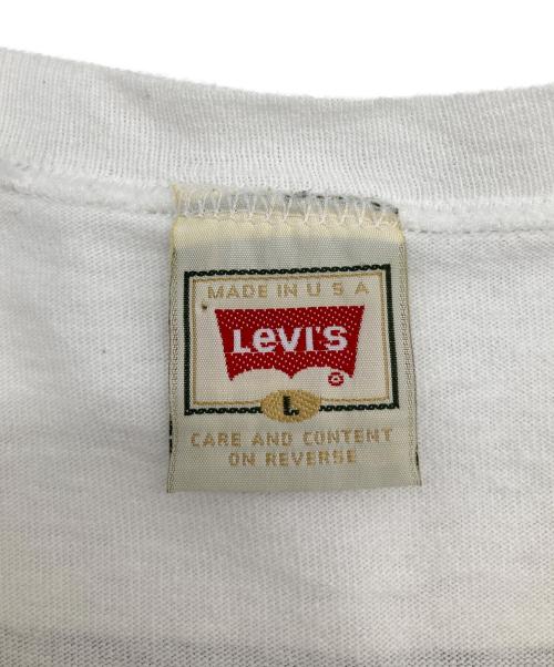LEVI'S（リーバイス）LEVI'S (リーバイス) ストアTシァツ ホワイト サイズ:Lの古着・服飾アイテム