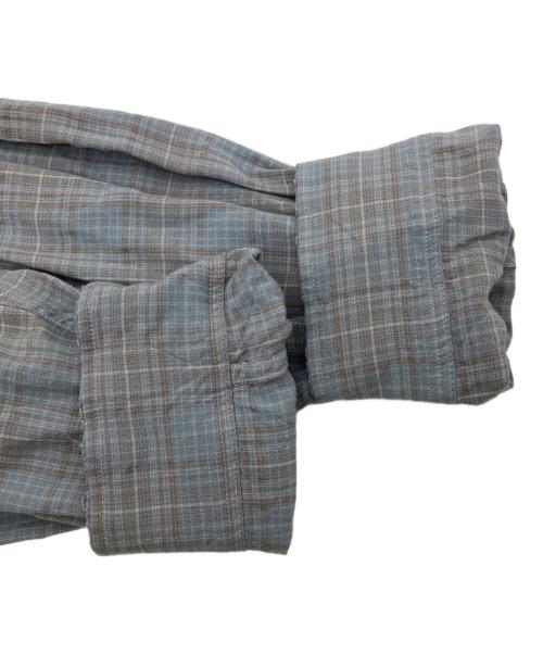 ANCELLM（アンセルム）ANCELLM (アンセルム) AGING RAYON CHECK SHIRT ブルー サイズ:SIZE1の古着・服飾アイテム