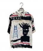 GUILTY PARTIES×Jean-Michel Basquiatギルティーパーティーズ×ジャン ミシェル バスキア）の古着「S/S HAWAIAN SHIRT」｜ホワイト